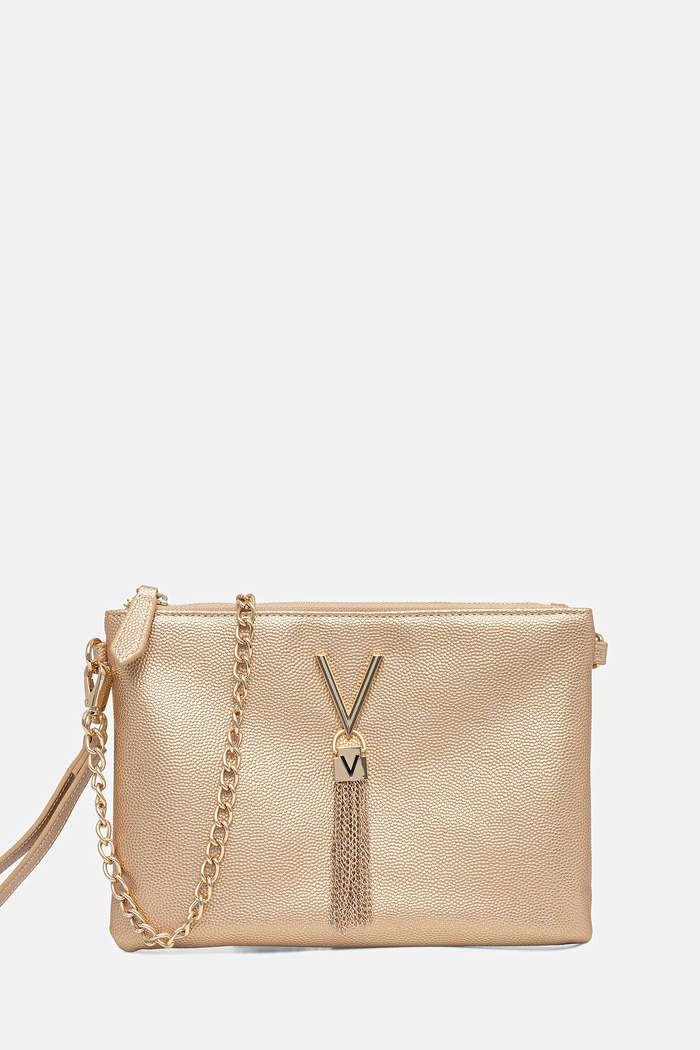 Τσάντα Valentino Bags απλικέ χρυσαφί VBS1R419G