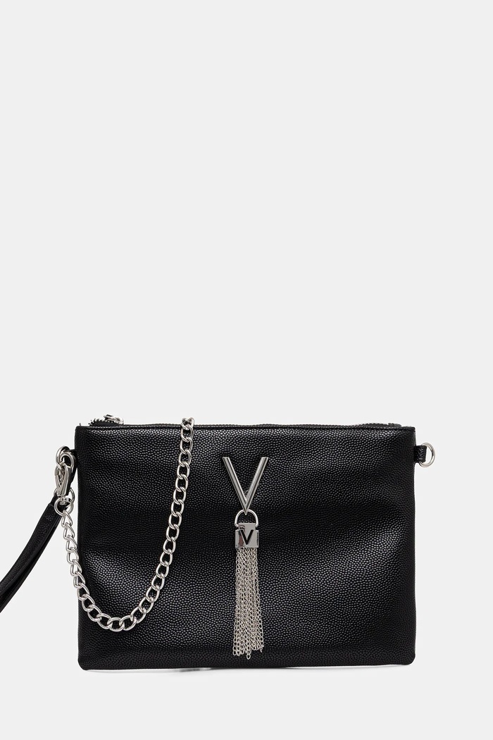 Kabelka Valentino Bags nášivka čierna VBS1R419G