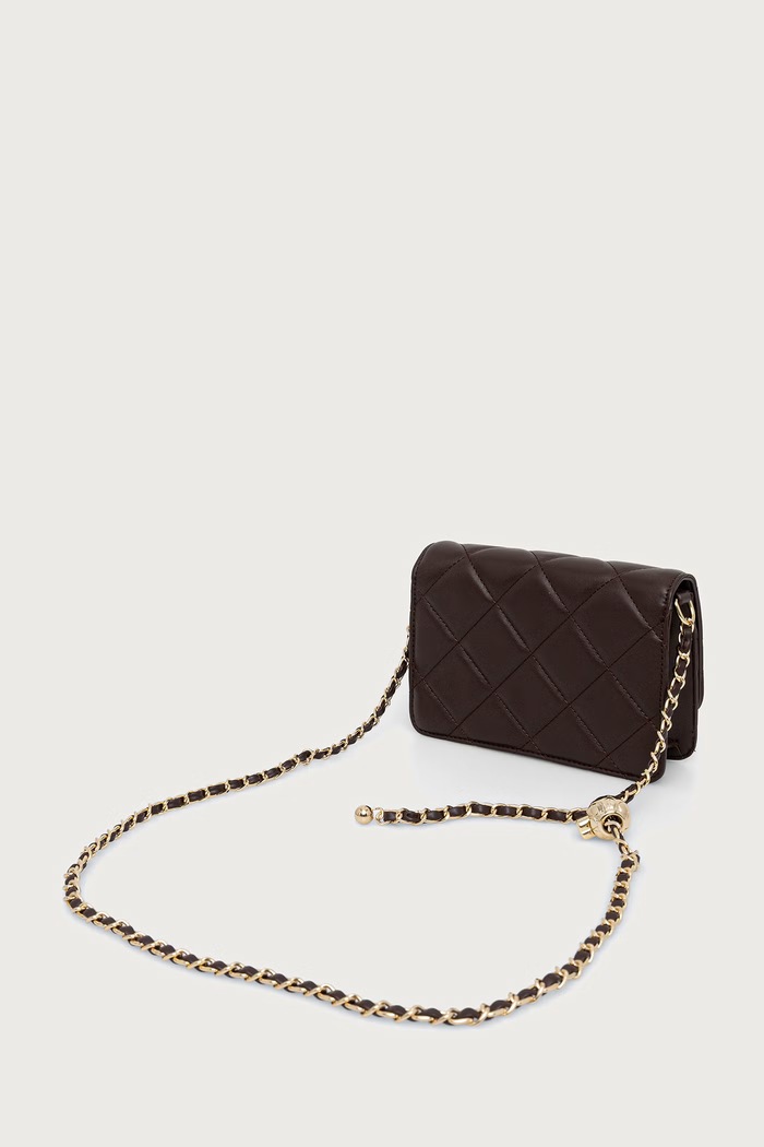 Akcesoria Valentino Bags Torebka crossbody damska z imitacji skóry VBS3KK52R brązowy