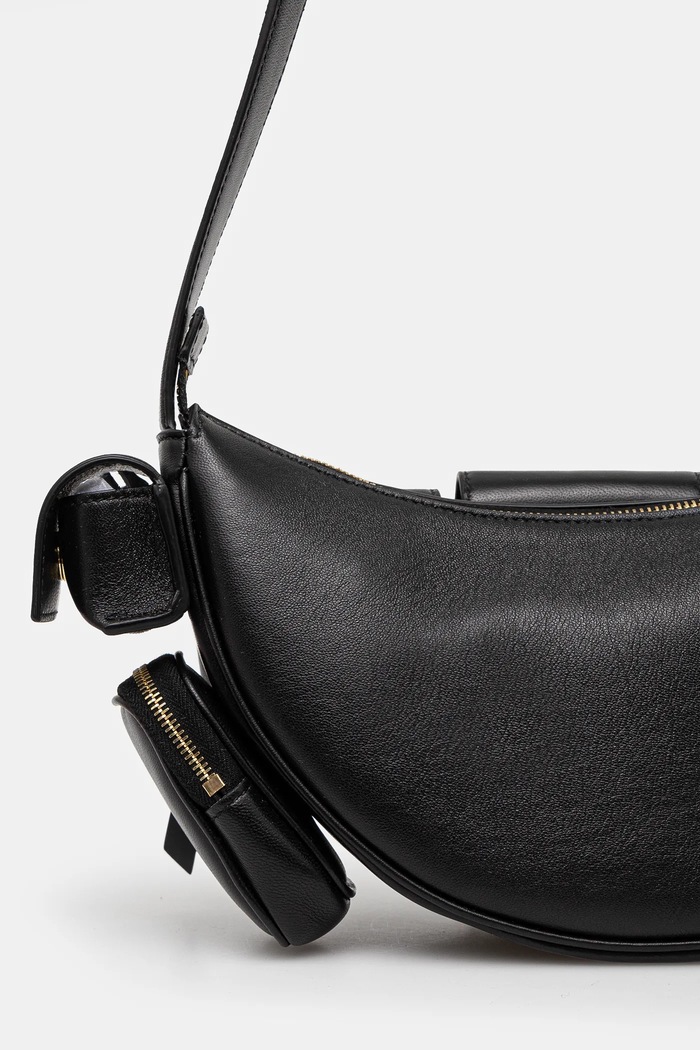 Kiegészítők Fiorucci bőr táska Leather Super Pocket Bag U01FPABA123LE04BK01 fekete