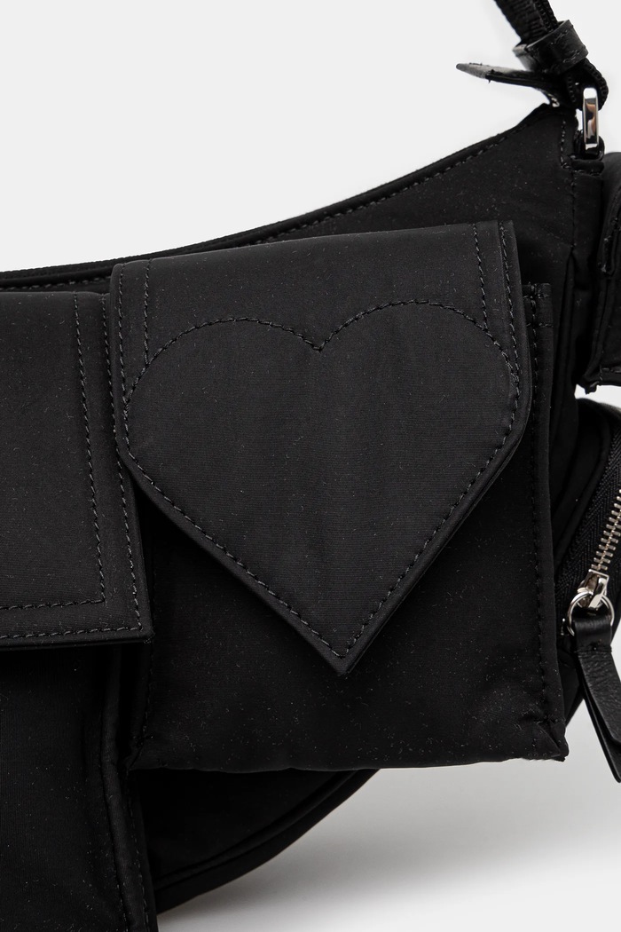 Kabelka Fiorucci Nylon Super Pocket Bag U01FMABA123NY01BK01 čierna