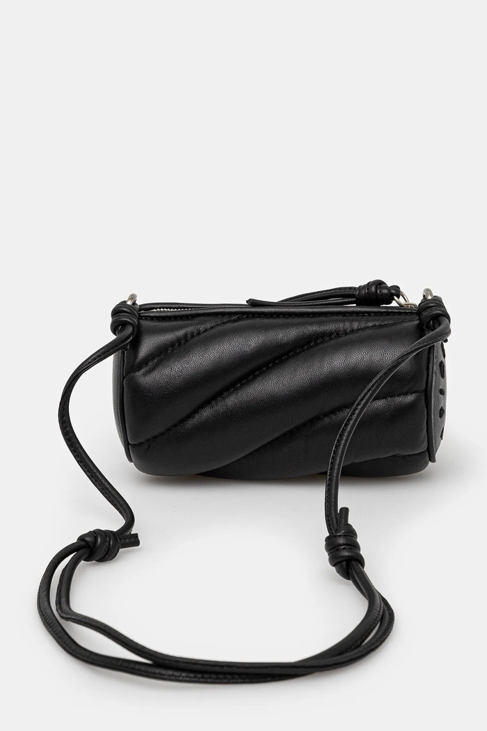Accesorii Fiorucci Poseta de piele Leather Micro Mella Bag U01FMASL005LE04BK01 negru