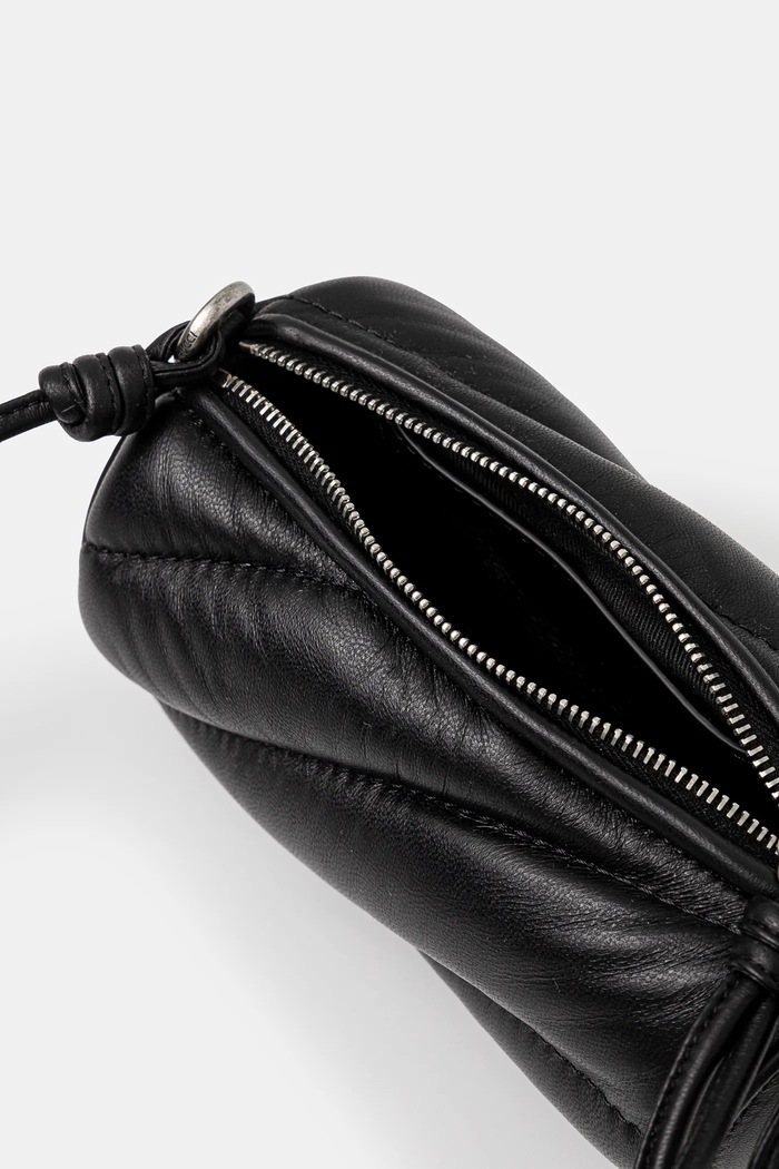 Poseta de piele Leather Micro Mella Bag Fiorucci negru U01FMASL005LE04BK01