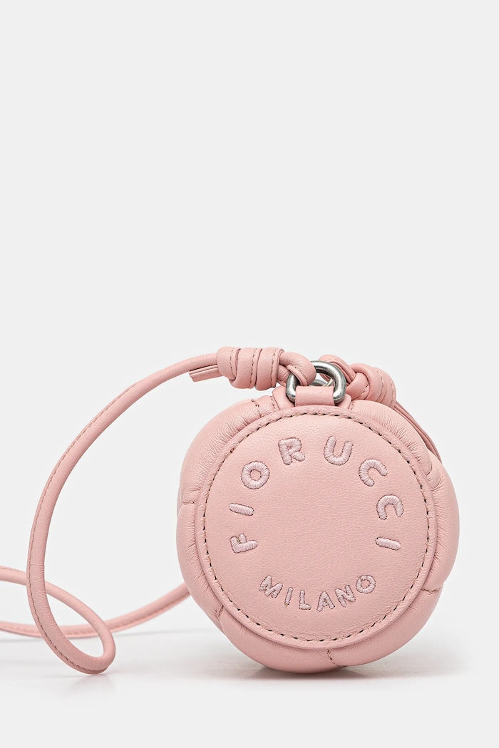 Кожаная сумочка Fiorucci Leather Micro Mella Bag U01FMASL005LE04PN02 розовый AW24