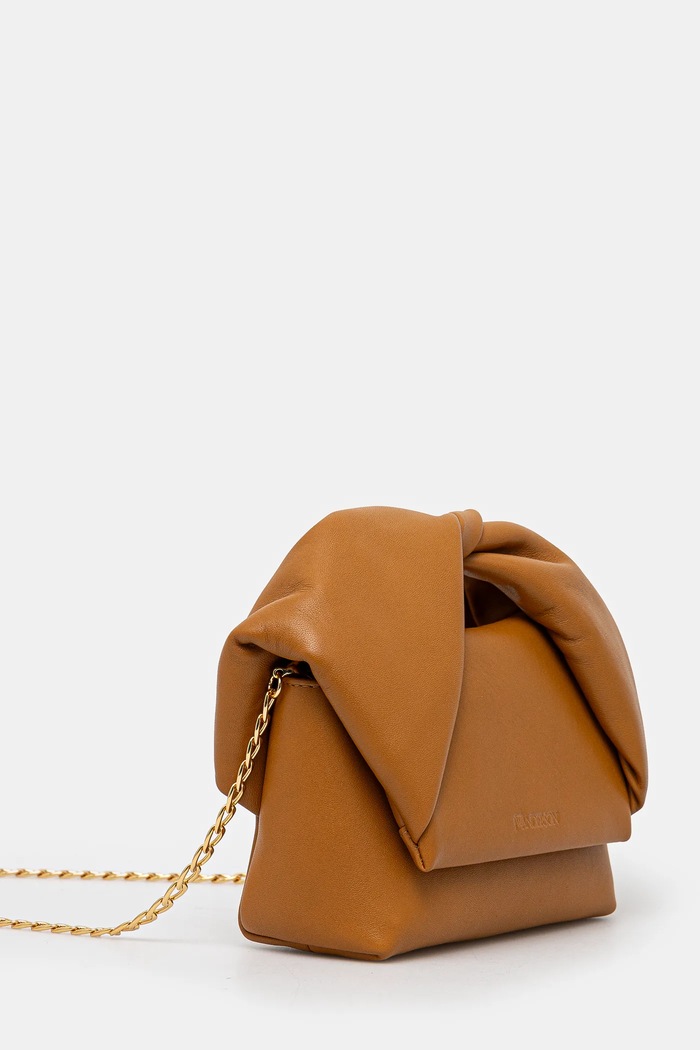 JW Anderson handbag Small Twister Bag HB0643.LA0088.604 brown AW24