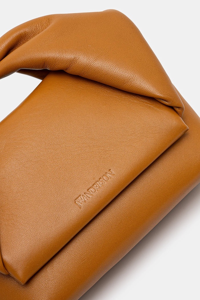 JW Anderson handbag Small Twister Bag brown HB0643.LA0088.604