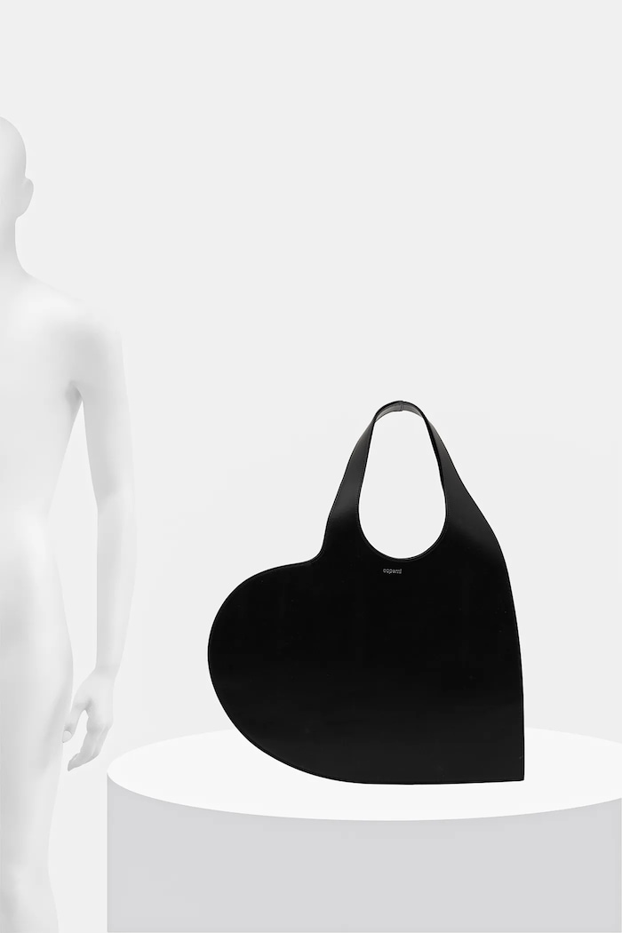 Kožna torba Coperni Heart Tote COPBA14405