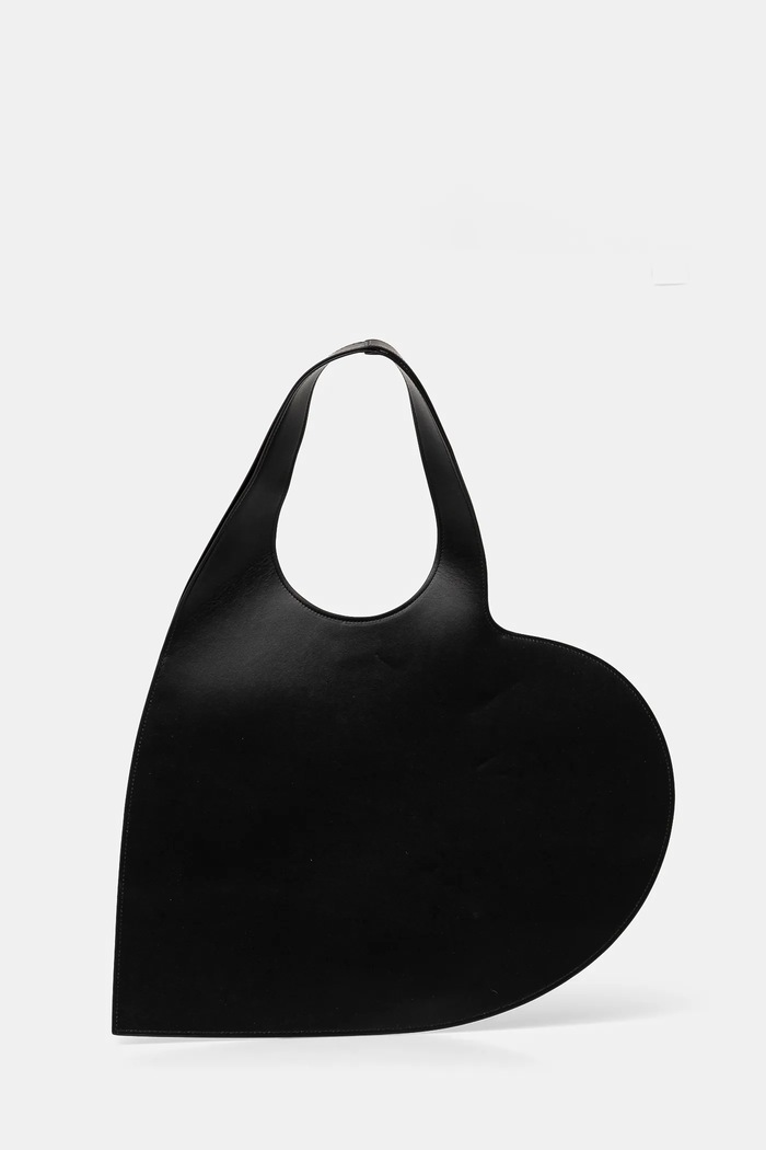 Dodaci Kožna torba Coperni Heart Tote COPBA14405 crna