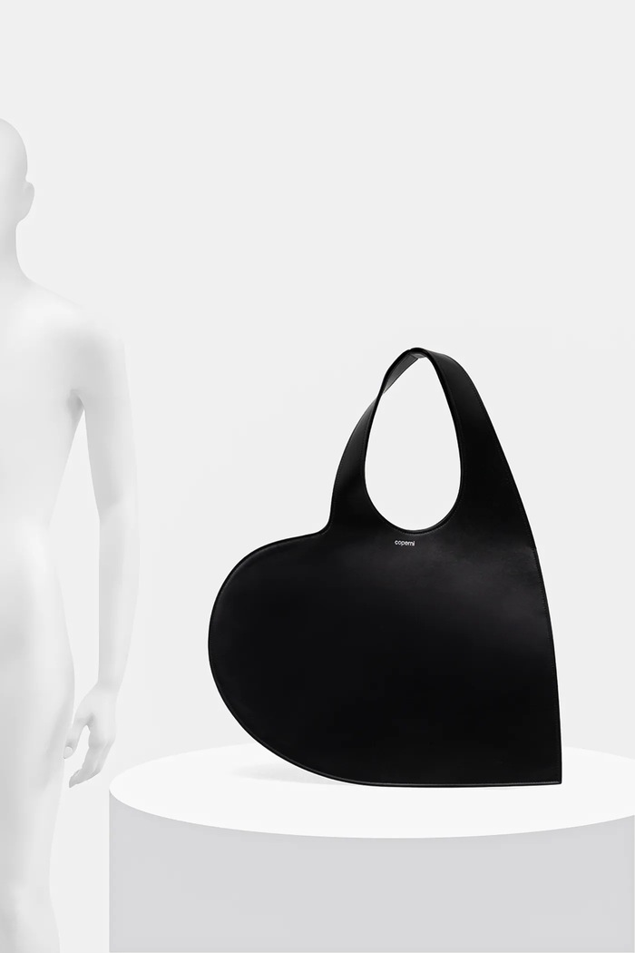 Kožna torba Coperni Heart Tote COPBA14405