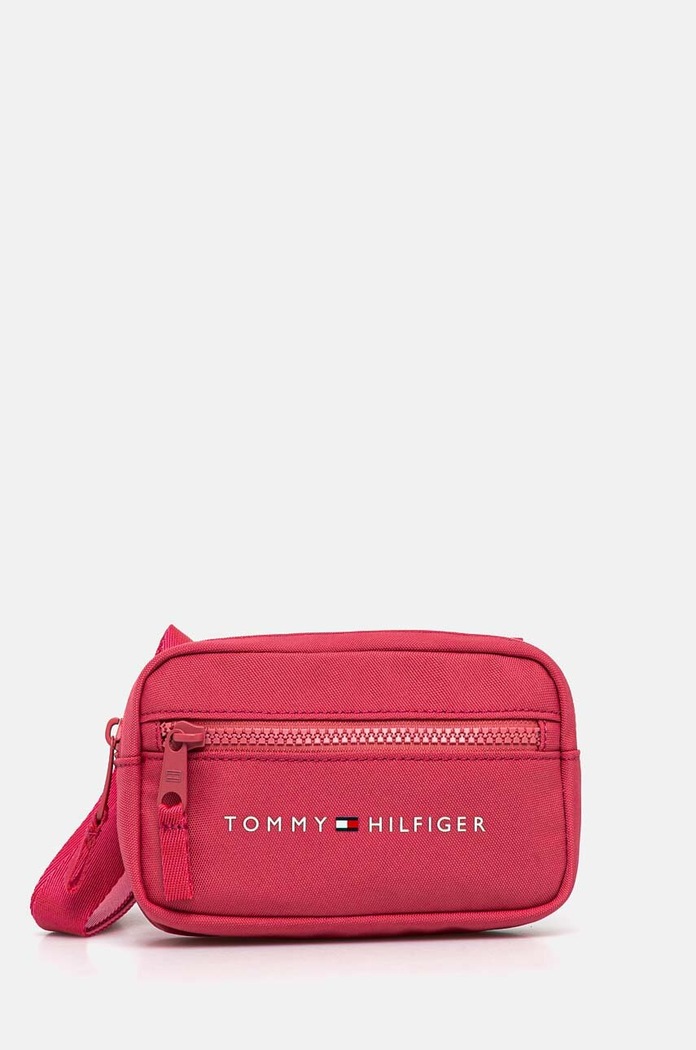 Σακίδιο Tommy Hilfiger υφασμάτινο ροζ AU0AU01924.G.9BYH