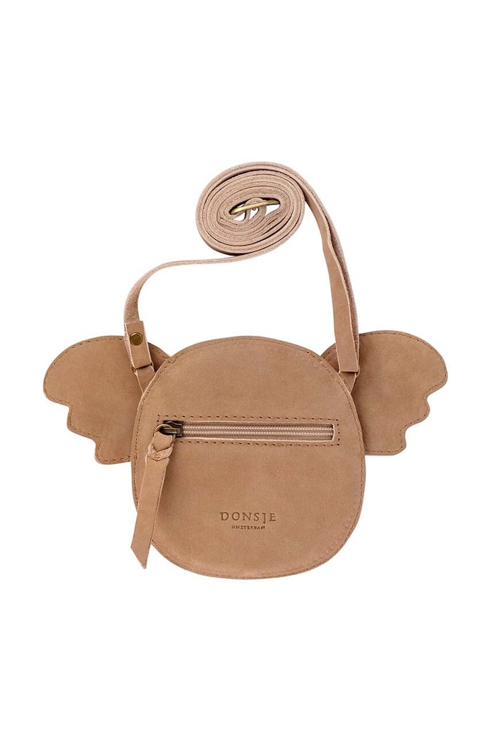Момиче Детска кожена чанта Donsje Britta Classic Purse Koala 5001006. бежов