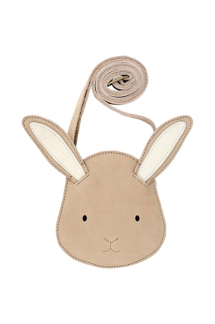 Otroška usnjena torbica Donsje Britta Classic Purse Bunny 5001008. bež AA00