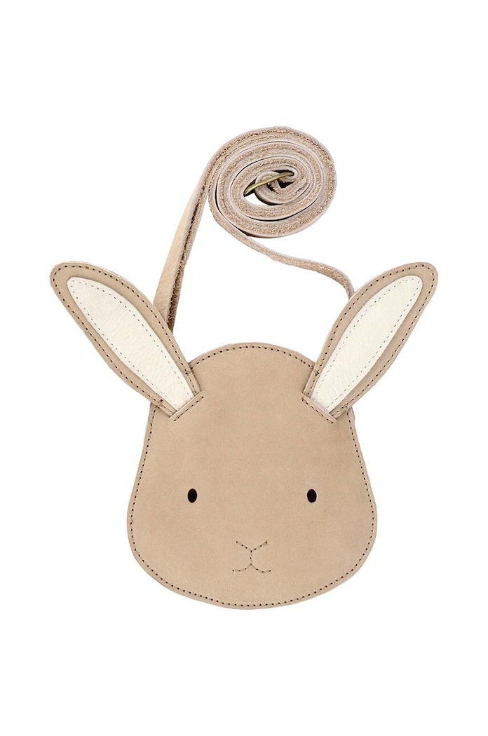 Otroška usnjena torbica Donsje Britta Classic Purse Bunny 5001008. bež AA00