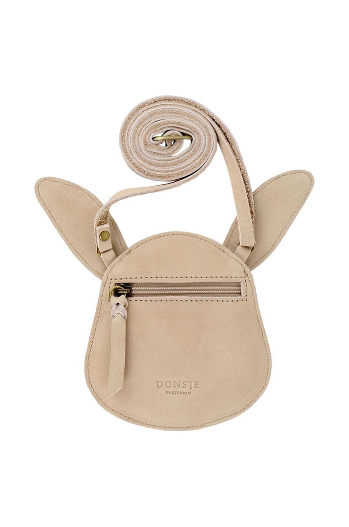Deklice Otroška usnjena torbica Donsje Britta Classic Purse Bunny 5001008. bež