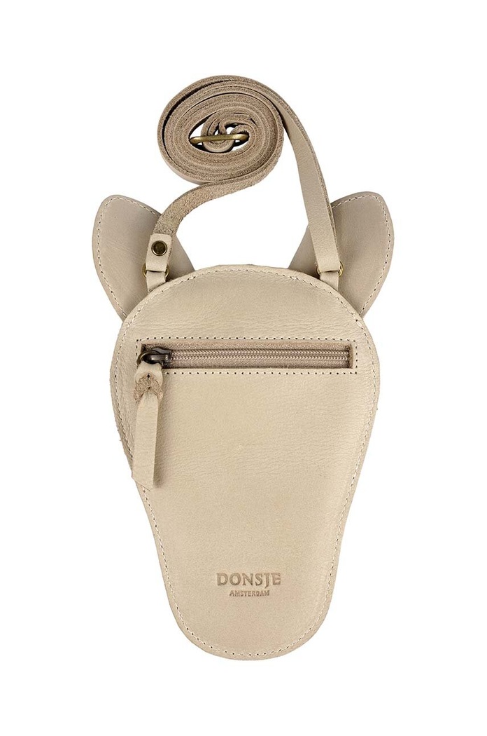Donsje torebka skórzana dziecięca Britta Special Purse Horse beżowy 5002107.