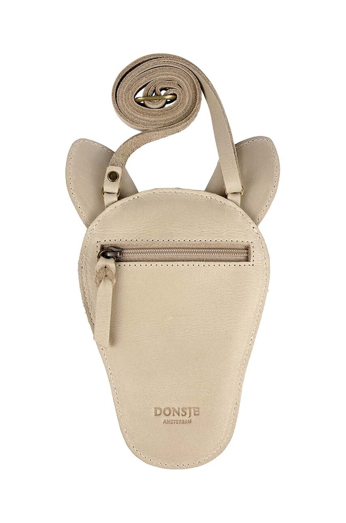 Donsje torebka skórzana dziecięca Britta Special Purse Horse beżowy 5002107.