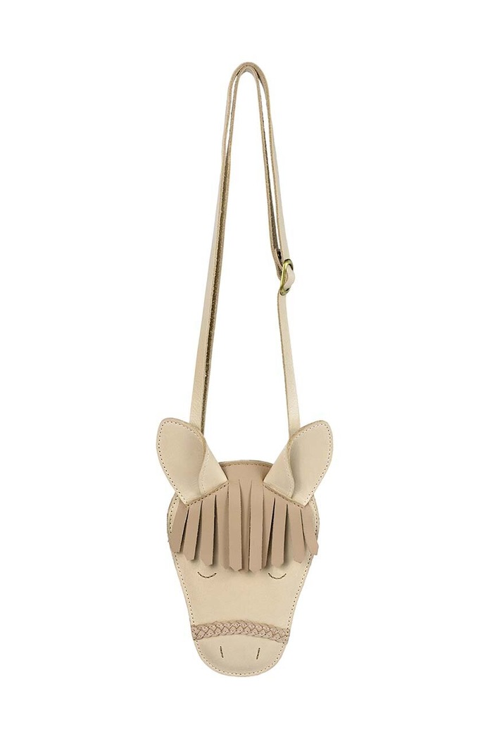 Donsje torebka skórzana dziecięca Britta Special Purse Horse 5002107. beżowy AW24