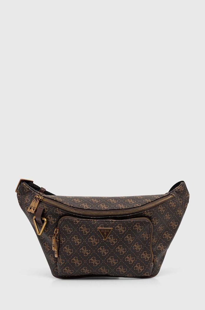 Ľadvinka Guess MILANO imitácia kože hnedá HMMILO.P4256