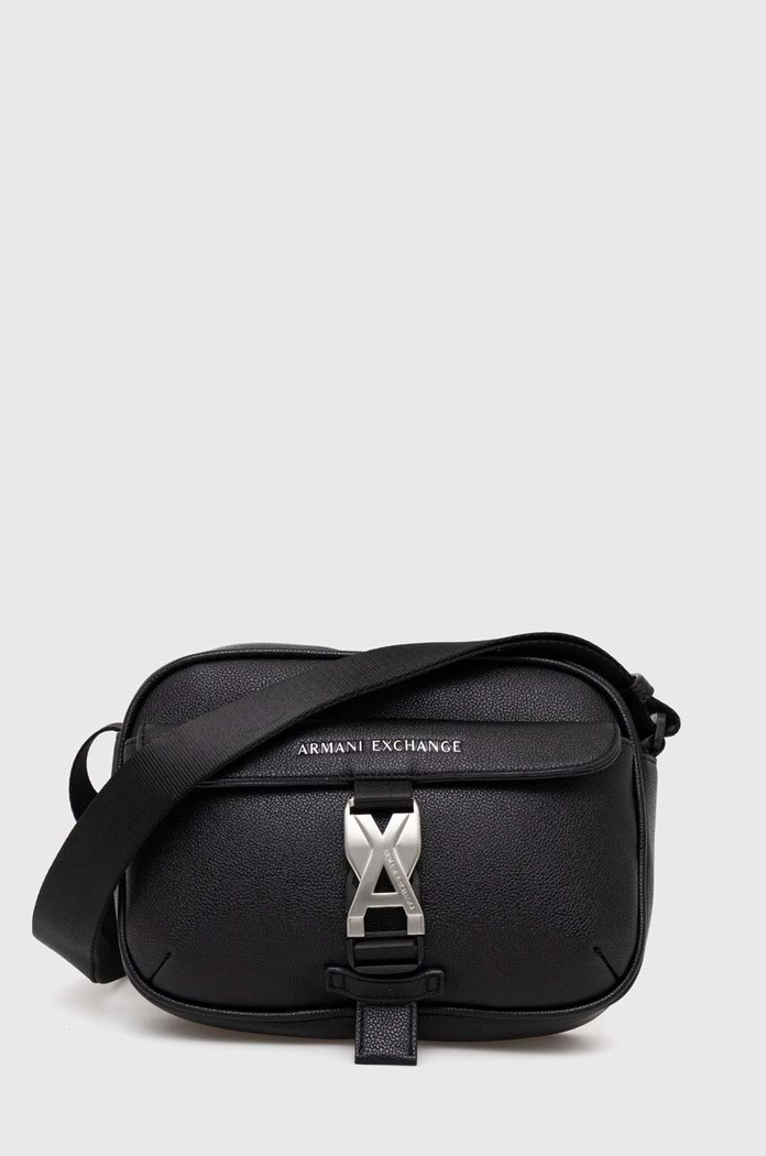 Armani Exchange saszetka nie mieści A4 czarny 952699.4F864