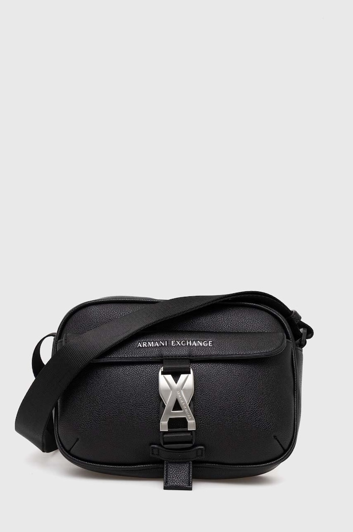 Armani Exchange saszetka nie mieści A4 czarny 952699.4F864