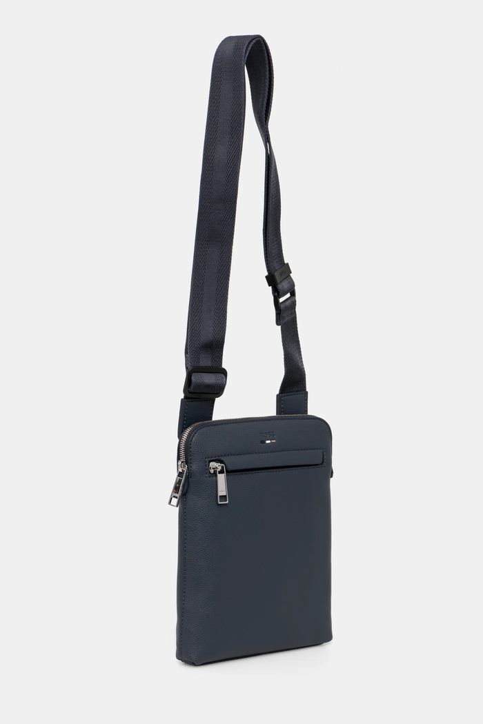 BOSS borsetă Ray_S zip env N. 50536477 albastru SS25