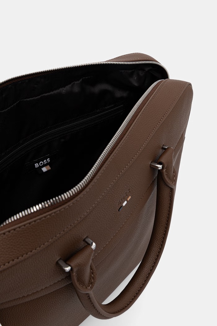 BOSS сумка для мужчин из искусственной кожи Ray_S doc case N. 50536498 коричневый