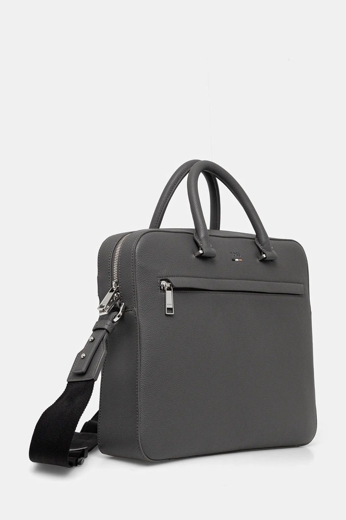 Τσάντα BOSS Ray_S doc case N. 39 x 29,5 x 7 cm 50536498 γκρί SS26