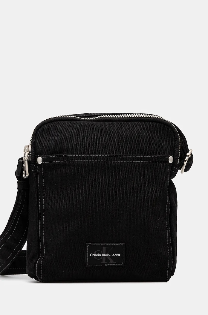 Calvin Klein Jeans saszetka nie mieści A4 czarny K50K512571
