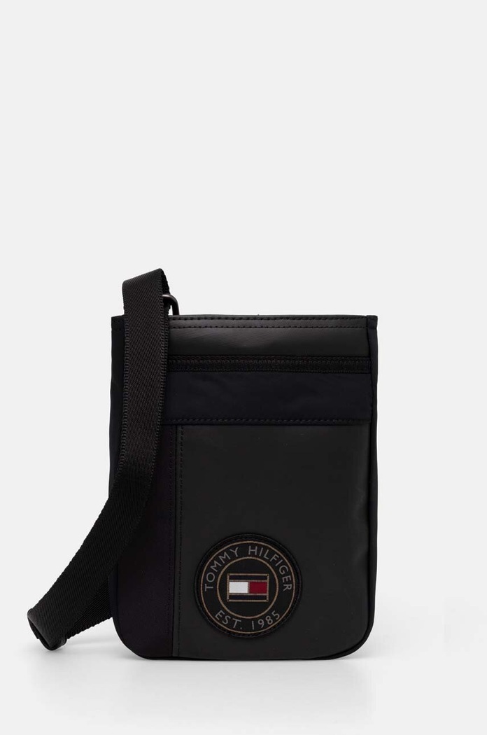Ledvinka Tommy Hilfiger nášivka černá AM0AM12717