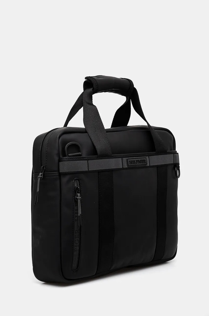 Taška na notebook Tommy Hilfiger 37 x 29 x 8 cm AM0AM12745 čierna AW24