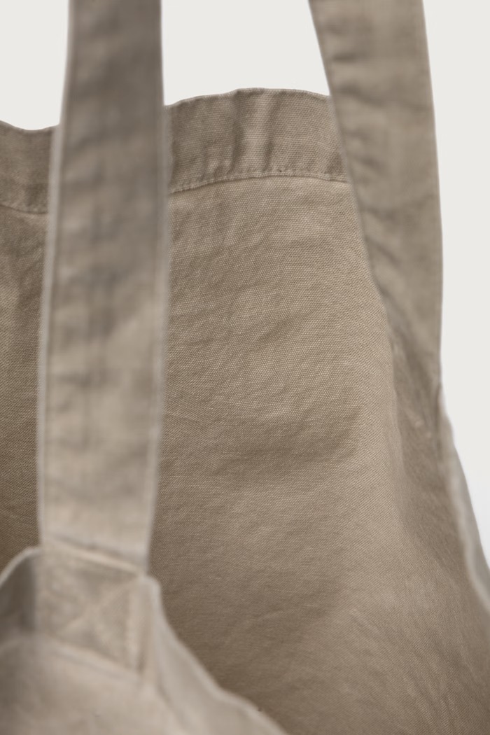 AllSaints torba materiałowa męska bawełniana beżowy M170XB