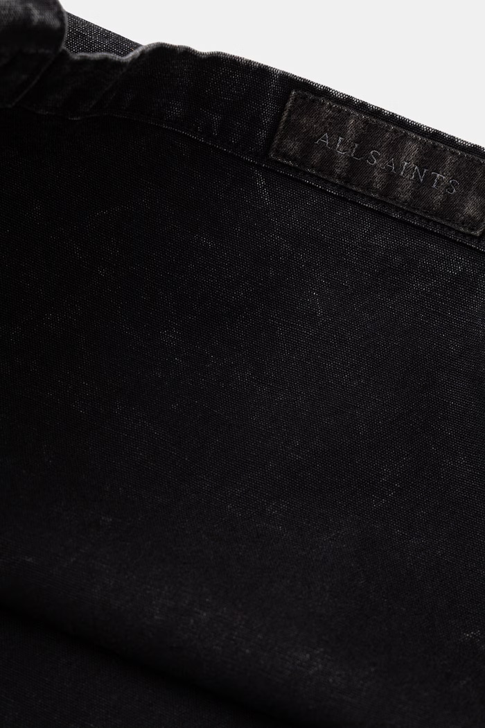 AllSaints geantă pentru bărbați din denim gri M249XB