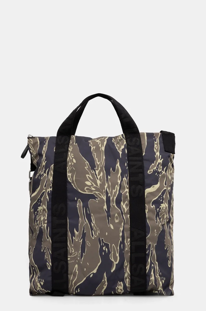 Ruksak AllSaints KEI BACKPACK Planet friendly zelena M011XB