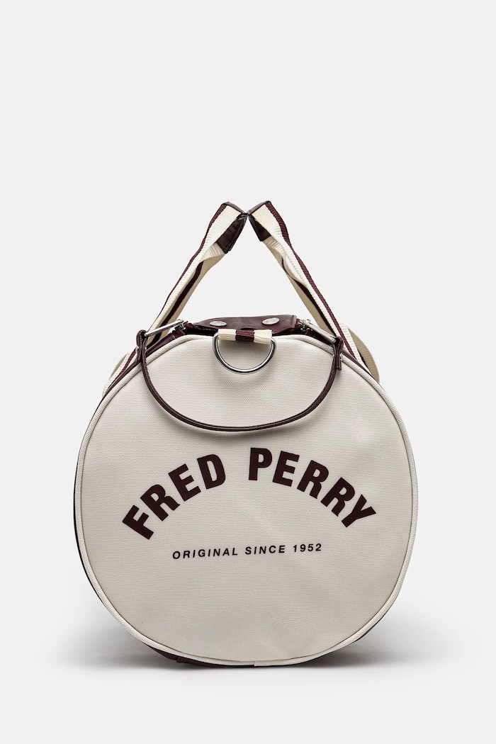Fred Perry Taška Fred Perry Classic Barrel Bag L7255.R82 burgundské AA00