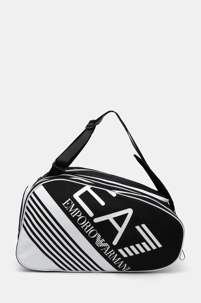 Чанта за тенис ракета EA7 Emporio Armani текстилен черен 4F989.249510.22220