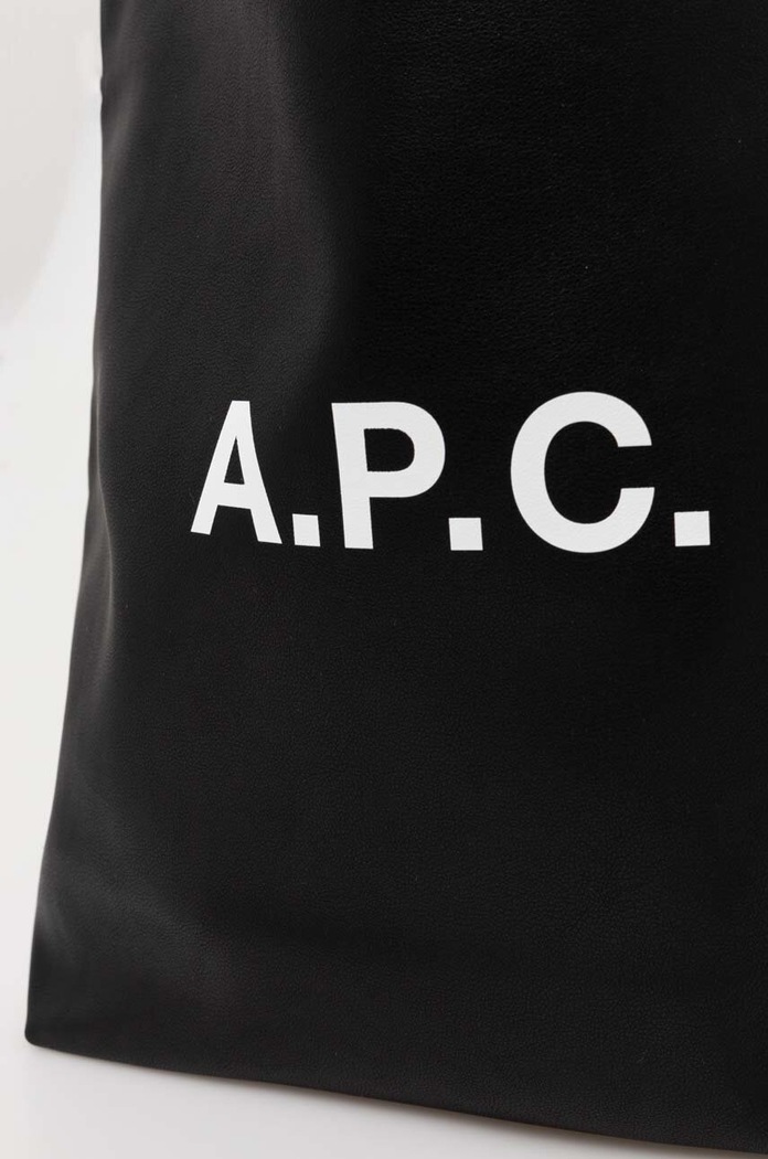 Taška A.P.C. tote ninon small černá PUAAT.M61861