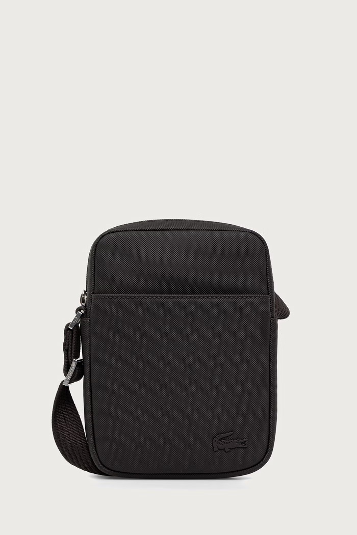 Lacoste Saszetka z imitacji skóry brązowy NH4422HC