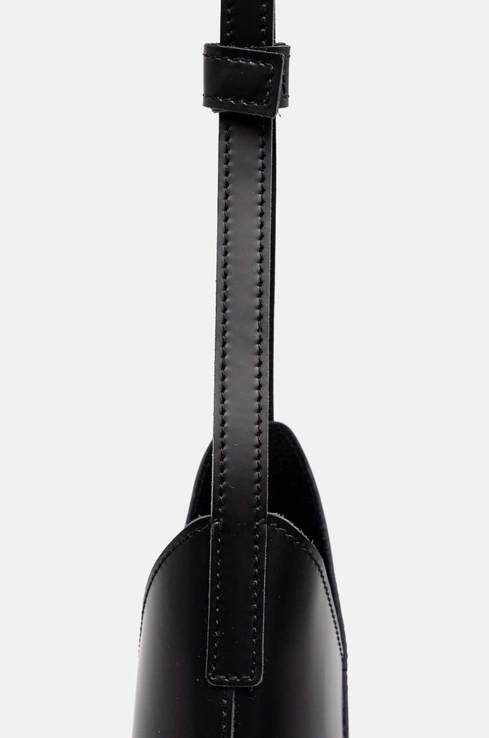 Δερμάτινο φακελάκι MM6 Maison Margiela SB6ZI0014.P7183 μαύρο