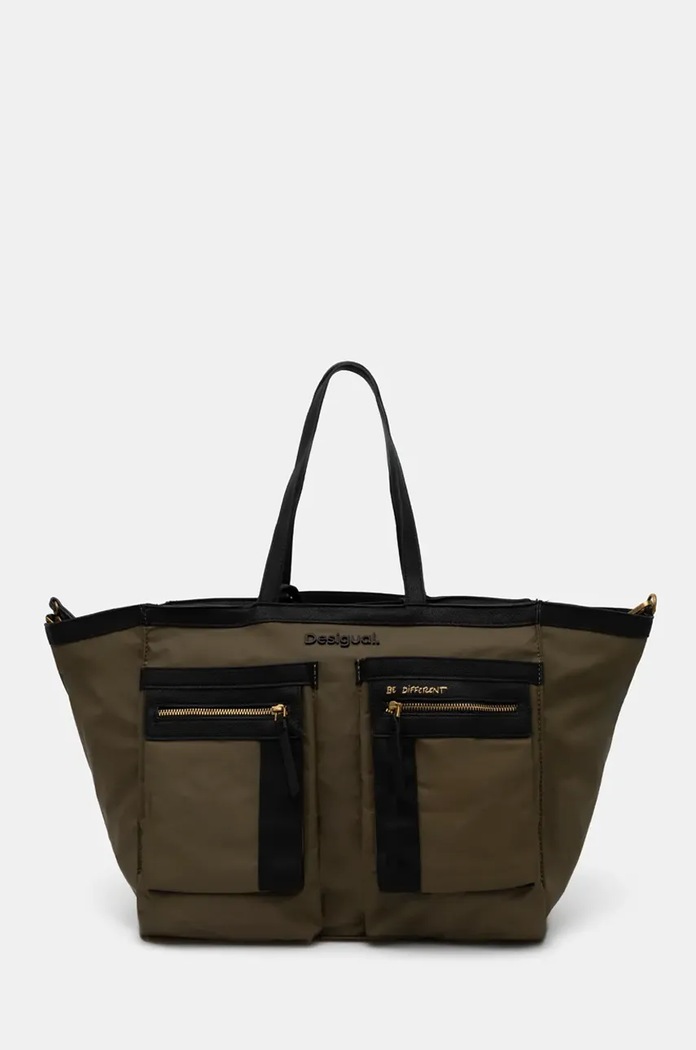 Torba Desigual HOPPER GUIMAR MAXI MUL odgovara formatu A4 zelena 24WAXY03