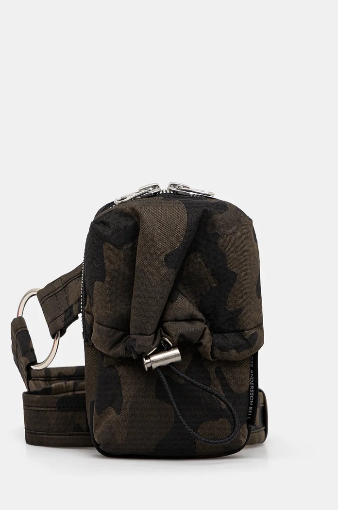 Σακίδιο Andersson Bell Harness Pocket Cross Bag εμπριμέ πράσινο aaa413u