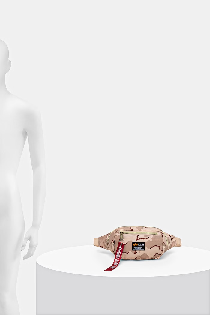 Ľadvinka Alpha Industries Crew Waist Bag Camo 196923C