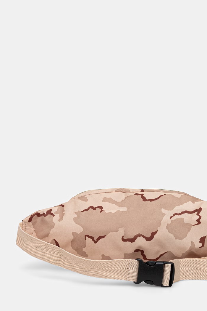 Doplnky Ľadvinka Alpha Industries Crew Waist Bag Camo 196923C béžová