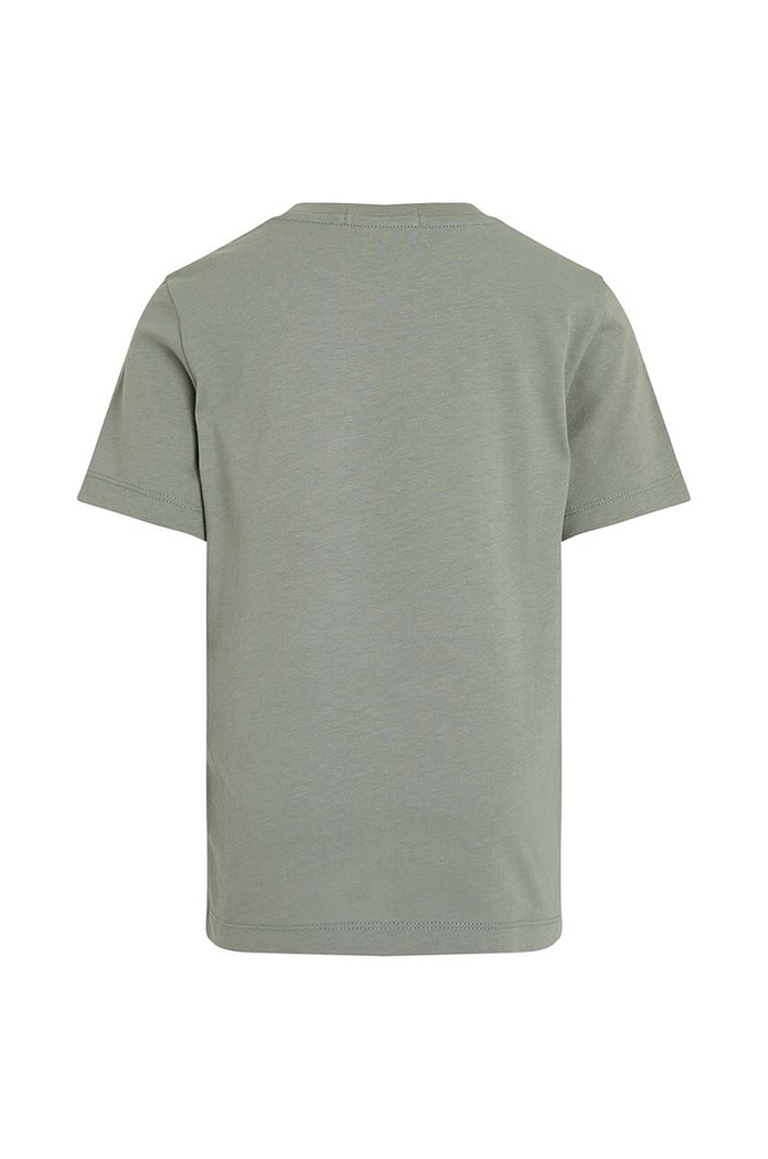 Calvin Klein Jeans t-shirt bawełniany dziecięcy IU0IU00624.9BYH zielony AW24