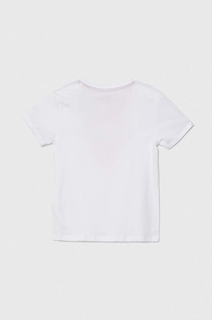 Chłopiec Guess t-shirt bawełniany dziecięcy L4YI54.K8HM4.9BYH biały
