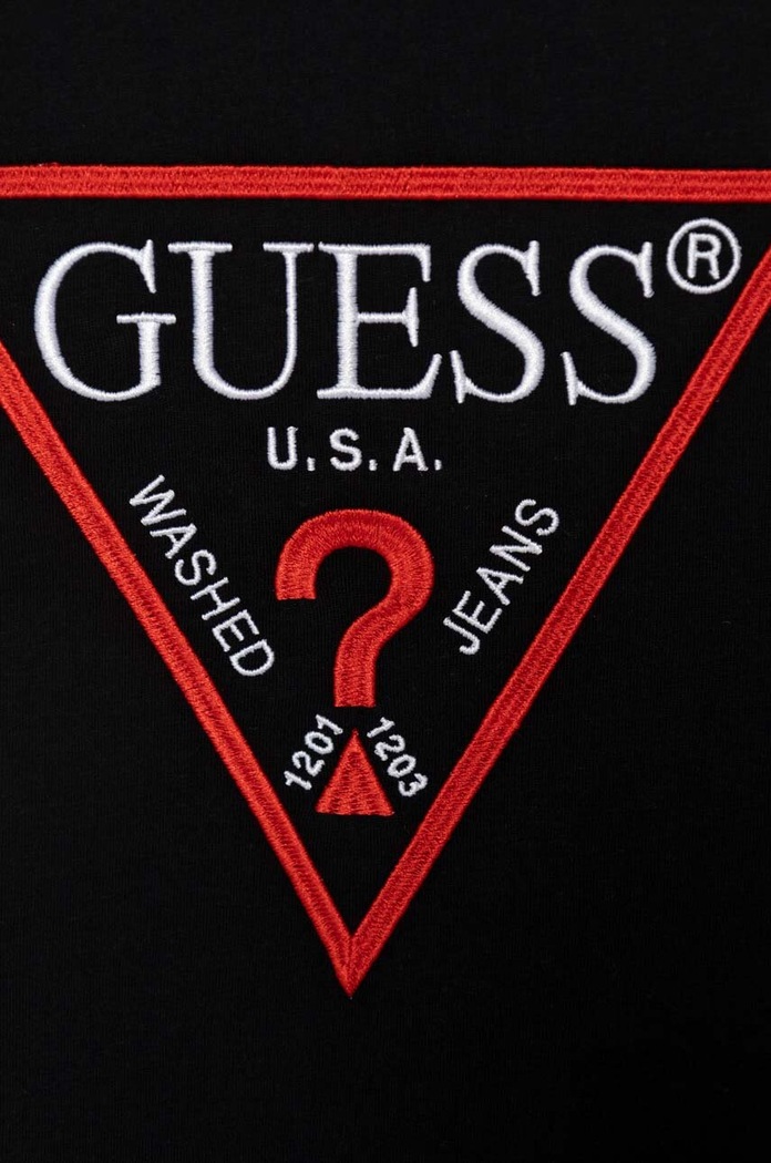 Αγορίστικα Παιδικό βαμβακερό μπλουζάκι Guess L4YI54.K8HM4.9BYH μαύρο