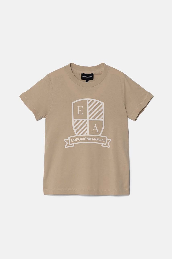 Chłopiec Emporio Armani t-shirt bawełniany dziecięcy 2-pack 6D4DJ8.4J54Z biały
