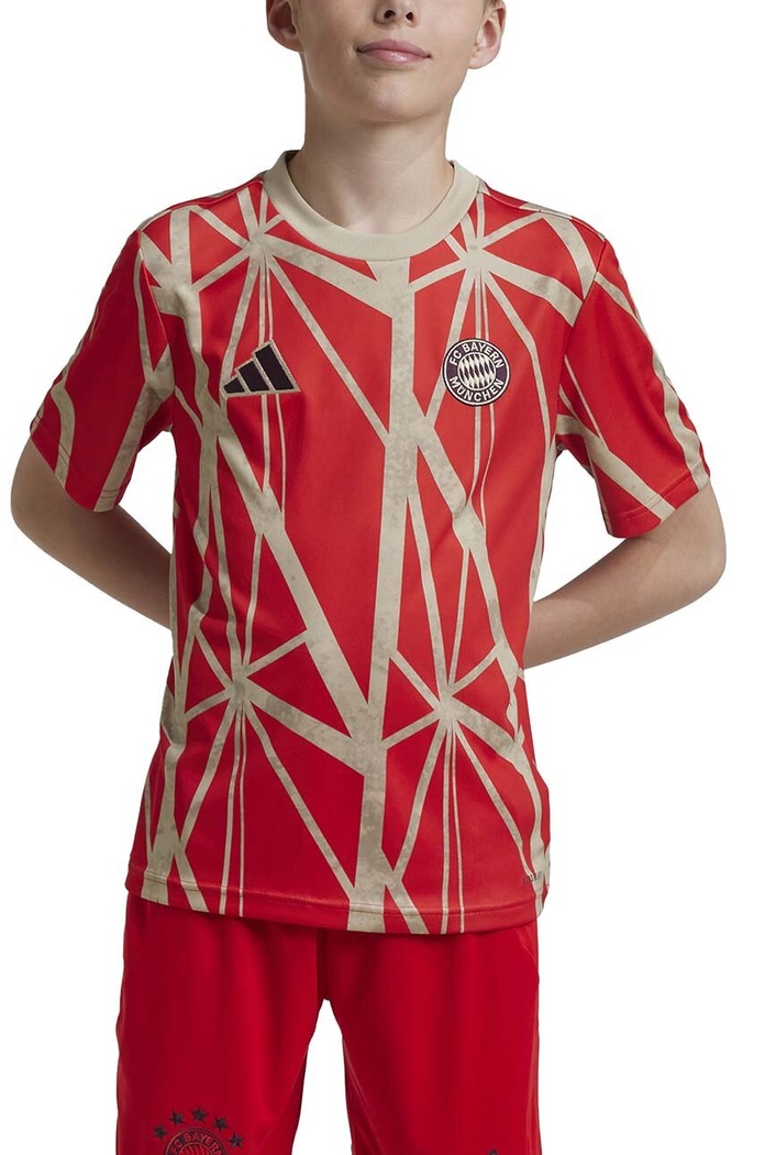 Detské tričko adidas Performance FCB PRESHI JD8333 červená