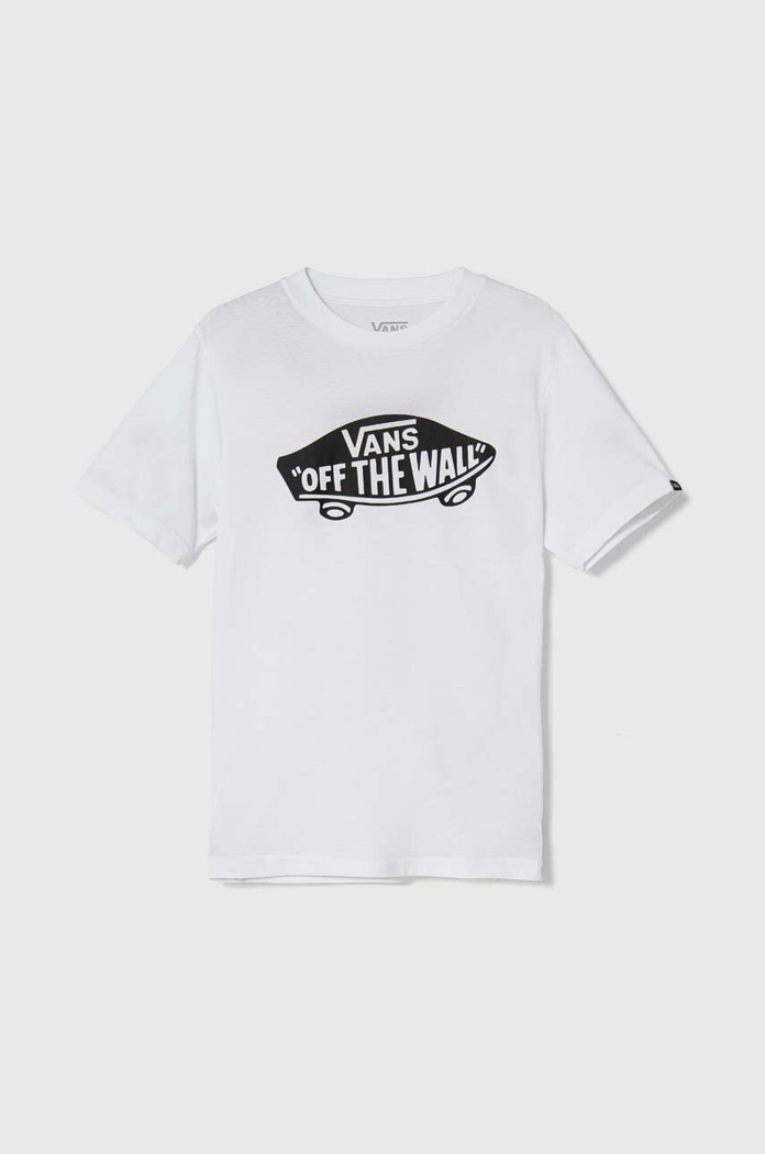Vans T-shirt bawełniany dziecięcy STYLE 76 biały VN000IVEWHT1