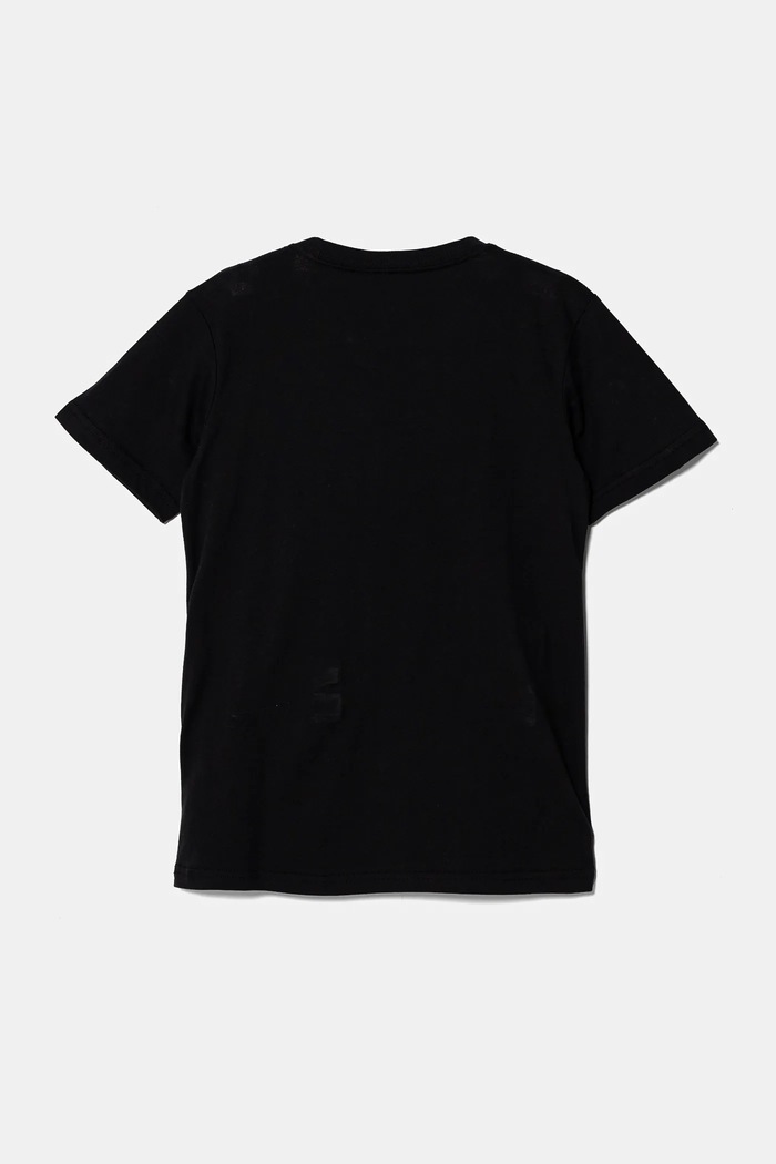 Dětské bavlněné tričko Quiksilver RANGE LIFE SS EQBZT04784 černá AW24