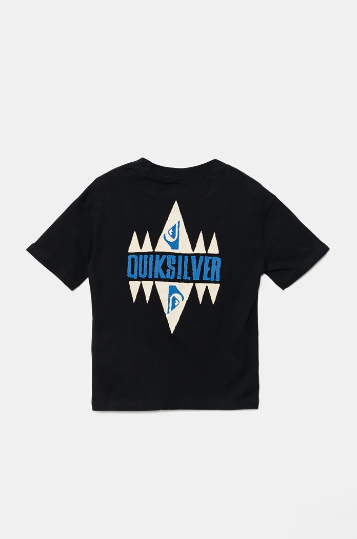 Bavlněné tričko Quiksilver GEO QUIK SS kulatý černá EQBZT04773
